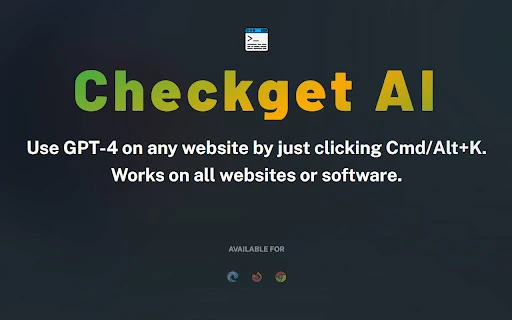 Checkget AI - Chrome Extension - AI Tool Ocean