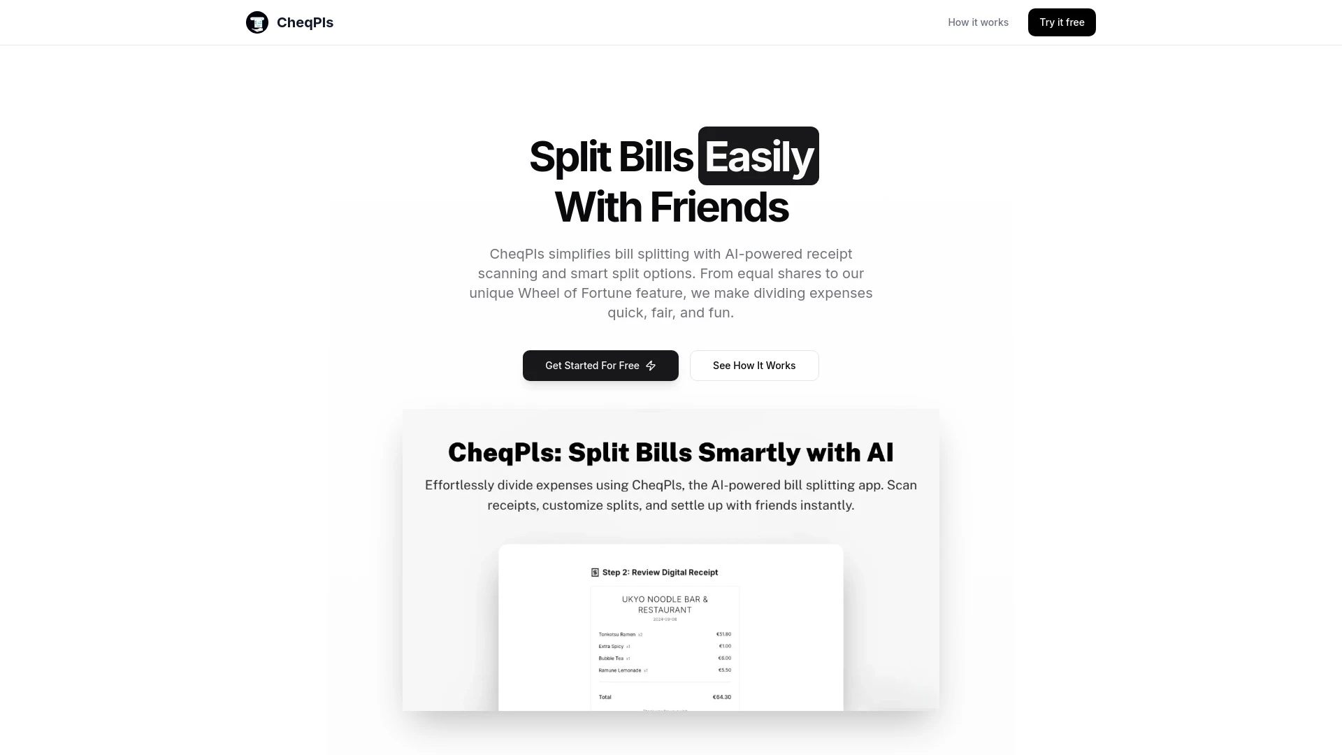 CheqPls - AI Tool Ocean