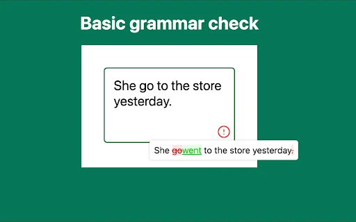 Chrome AI Grammar Check - Chrome Extension