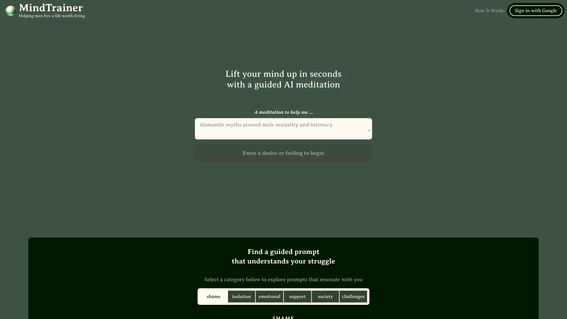 Clairity AI Meditation - AI Tool Ocean