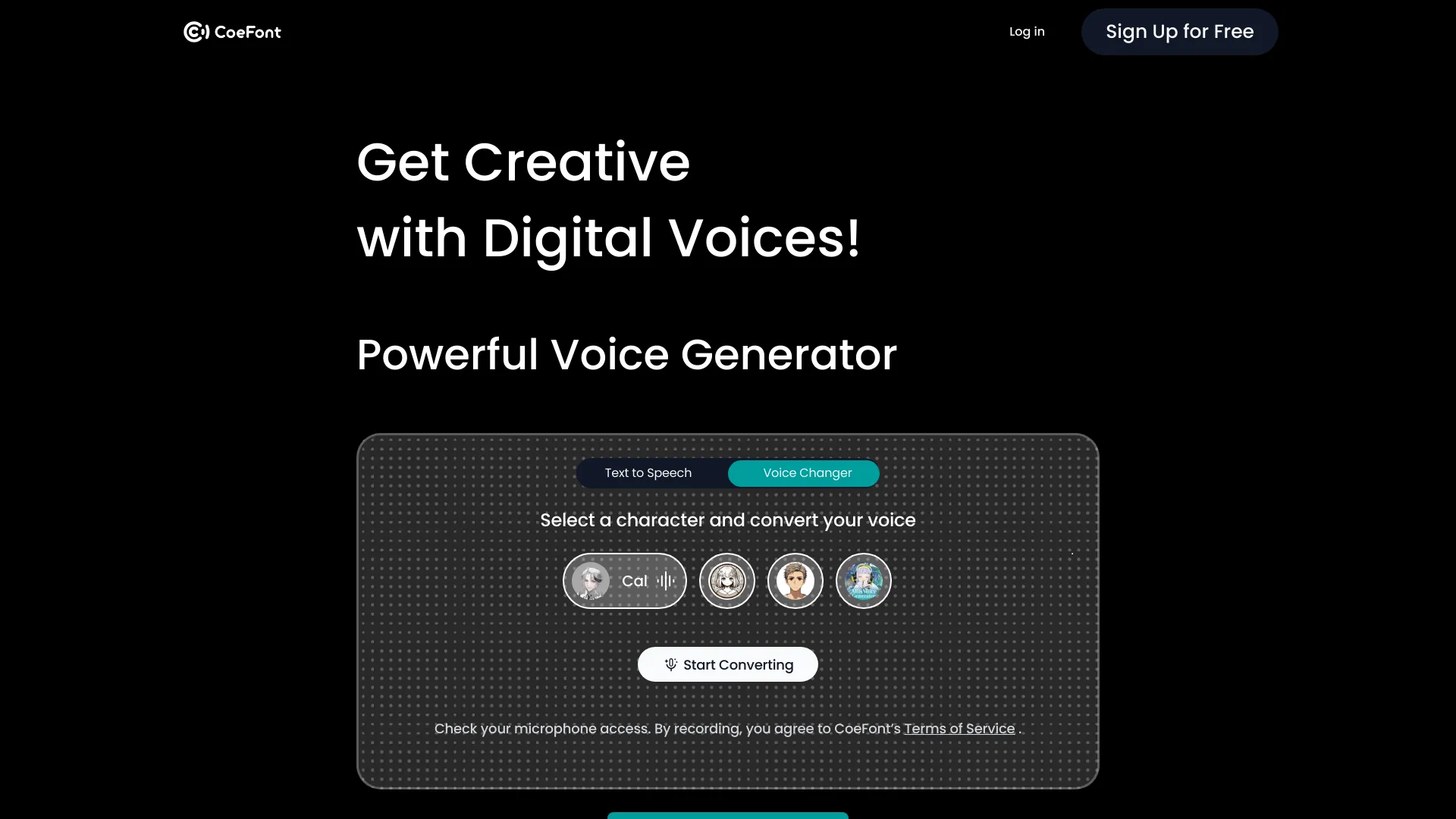 CoeFont - AI Tool Ocean