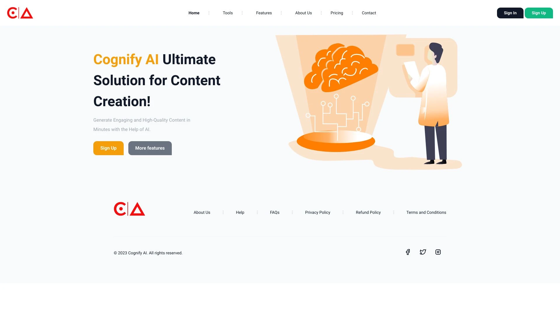 Cognify AI Content Creator - AI Tool Ocean
