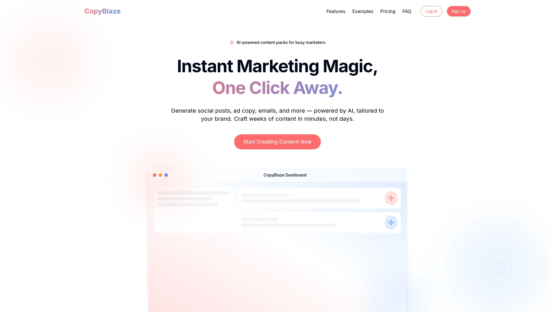 CopyBlaze - AI Tool Ocean