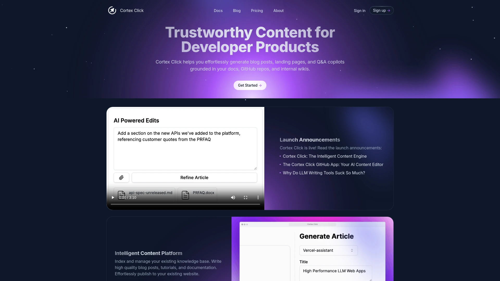 Cortex Click - AI Tool Ocean