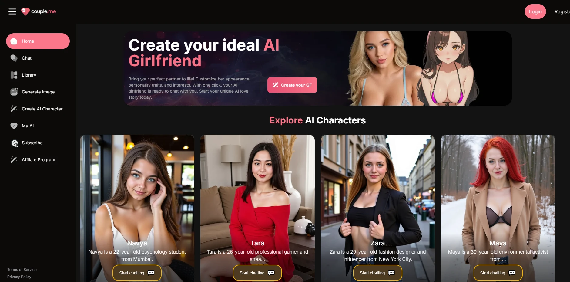 Couple.me - AI Tool Ocean