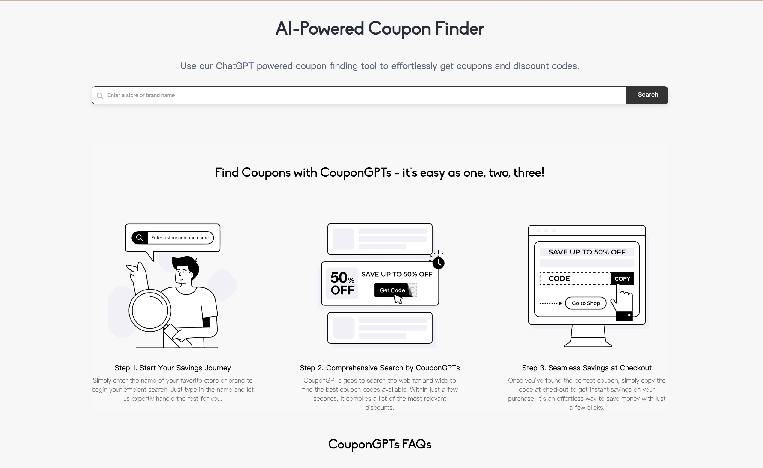 CouponGPTs - AI Tool Ocean