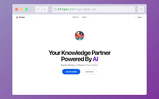 Crane - Chrome Extension - AI Tool Ocean