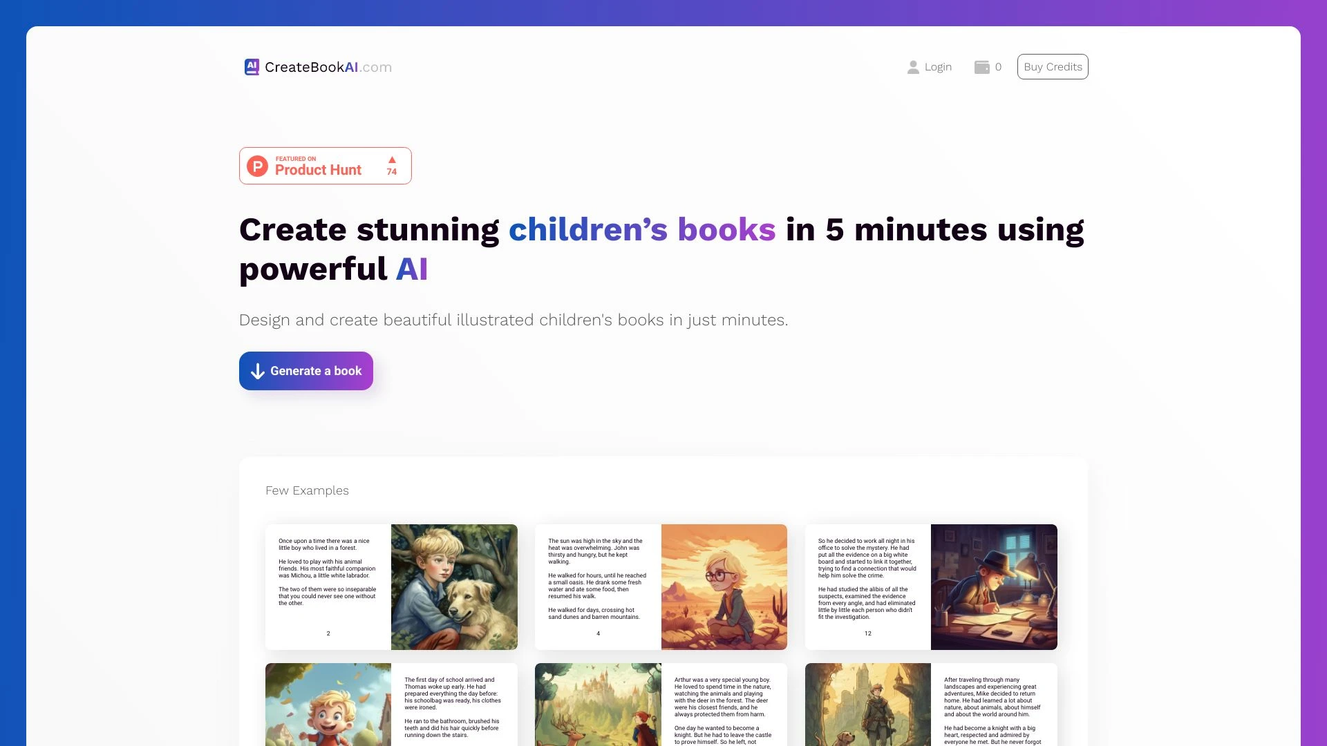CreateBookAI - AI Tool Ocean