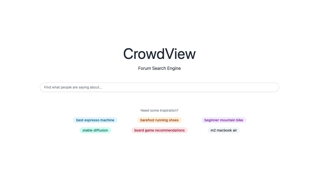 CrowdView - AI Tool Ocean