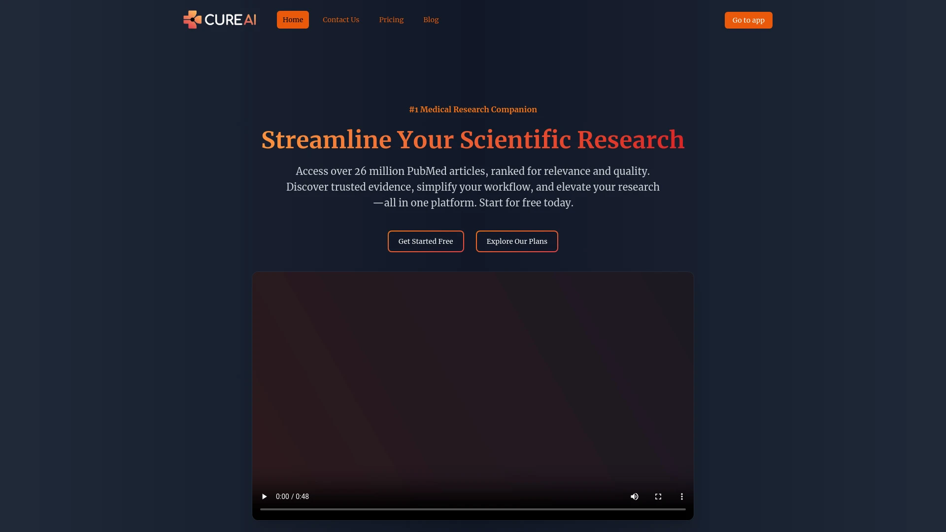 Cure AI - AI Tool Ocean