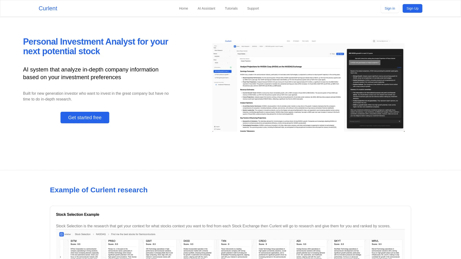 Curlent - AI Tool Ocean