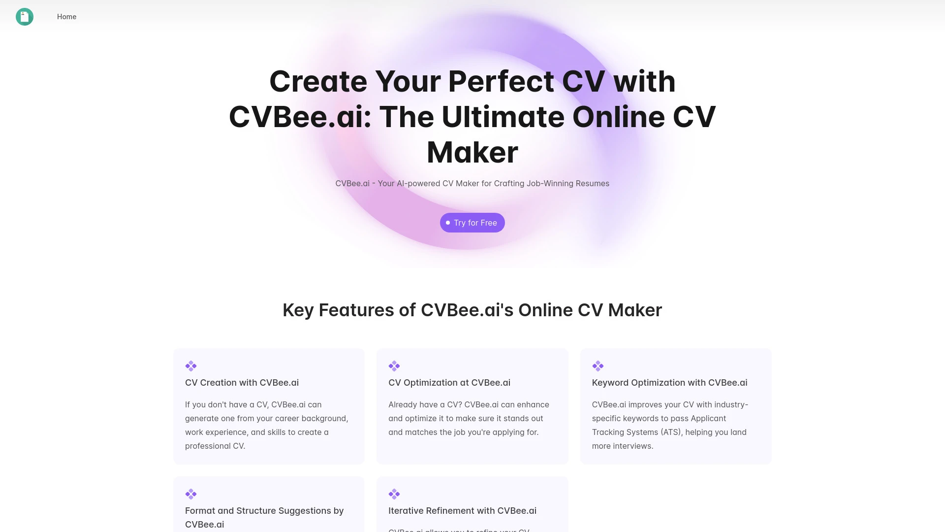 CVBee.ai - AI Tool Ocean