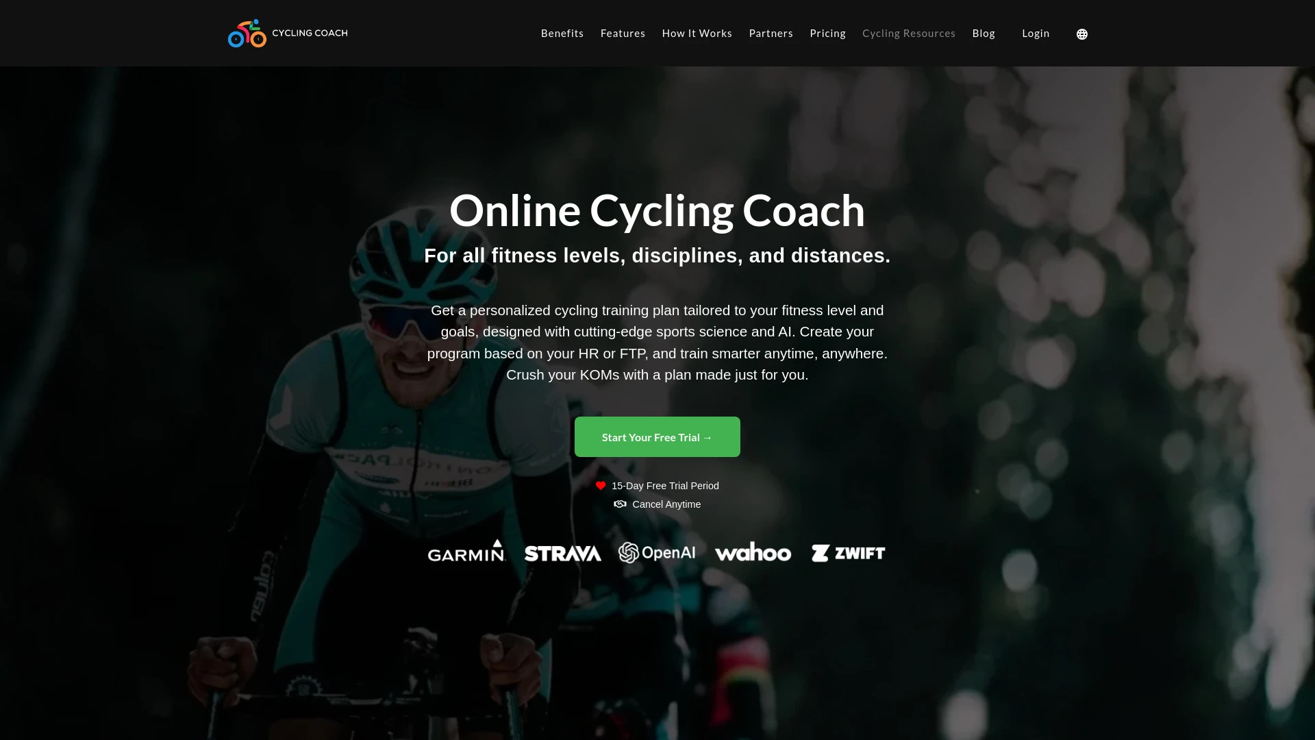 Cycling Coach AI - AI Tool Ocean