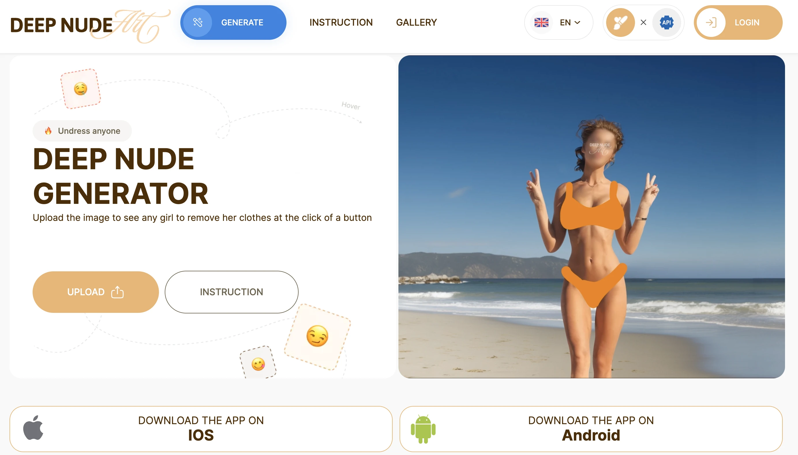Deep-nudes.com - AI Tool Ocean