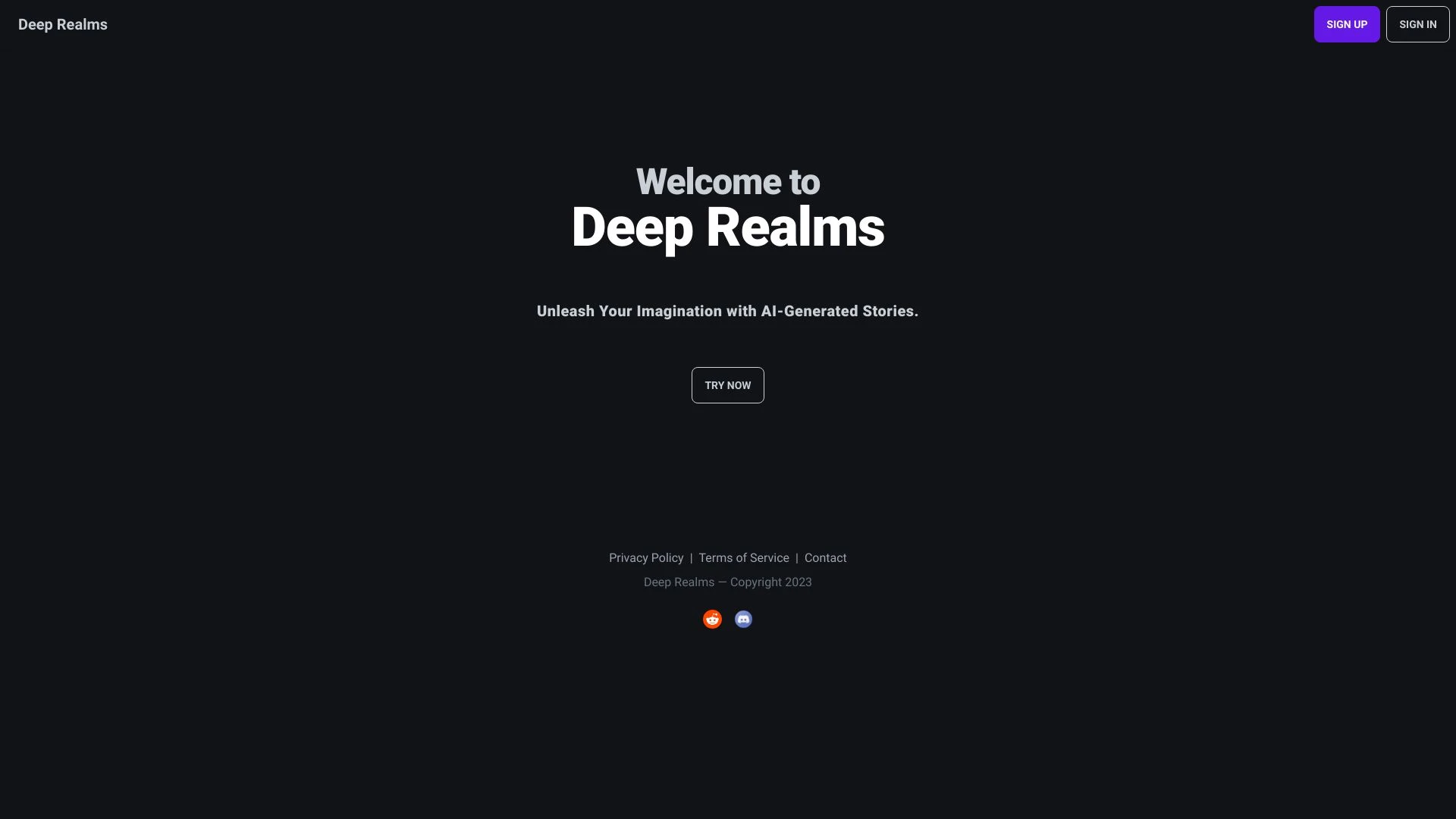 Deep Realms - AI Tool Ocean