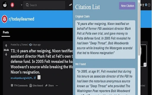 DeepCite - Chrome Extension - AI Tool Ocean