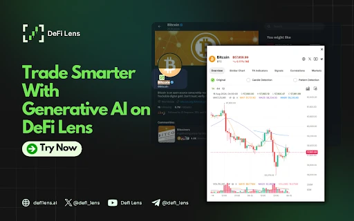 Defi Lens - Chrome Extension - AI Tool Ocean