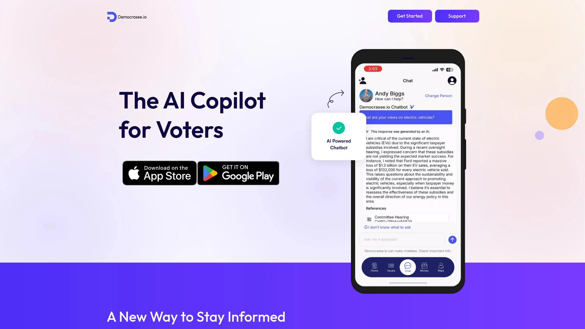 Democrasee.io - AI Tool Ocean