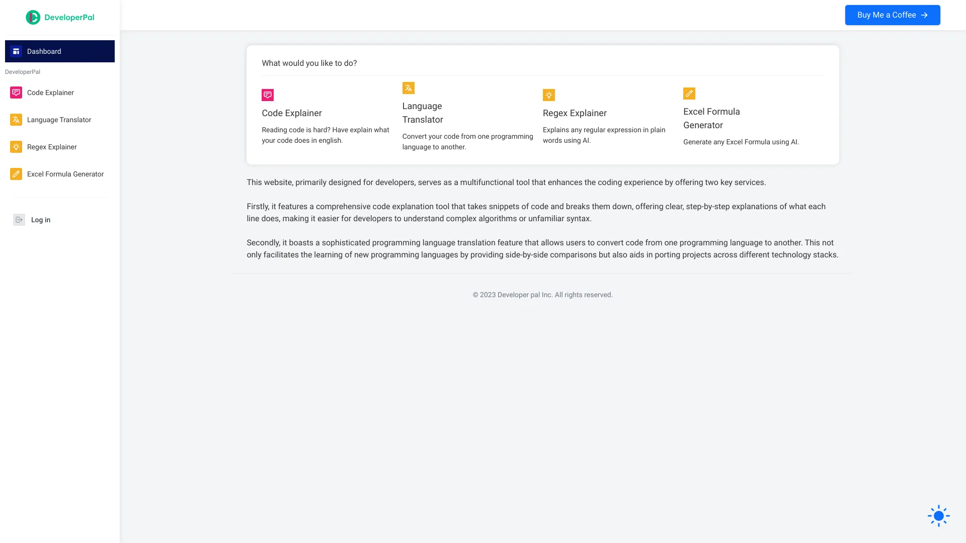 DeveloperPal - AI Tool Ocean