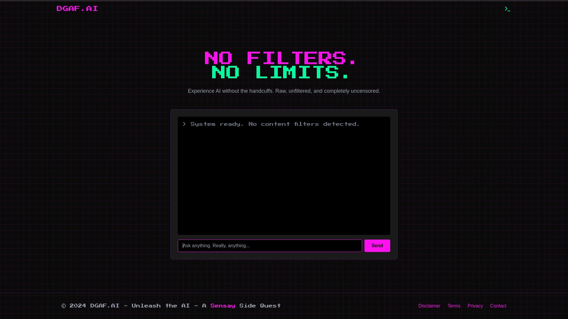 DGAF.AI - AI Tool Ocean