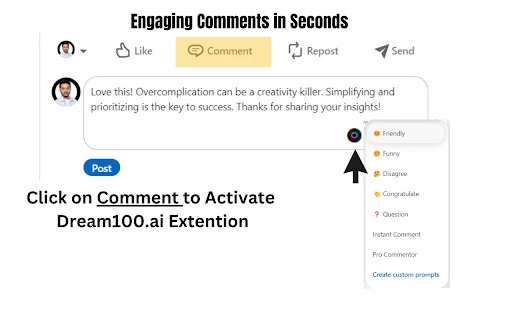 Dream100.ai - Chrome Extension - AI Tool Ocean