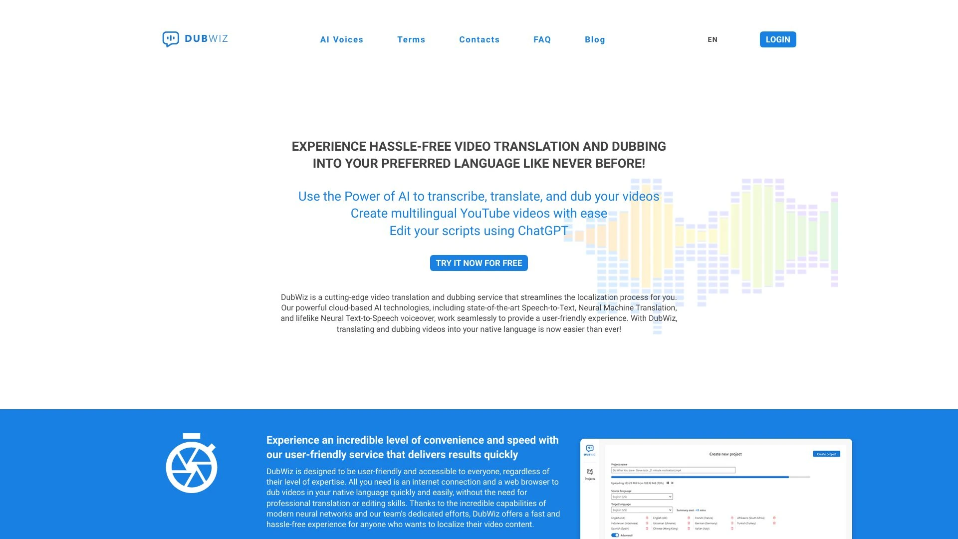 DubWiz - AI Tool Ocean