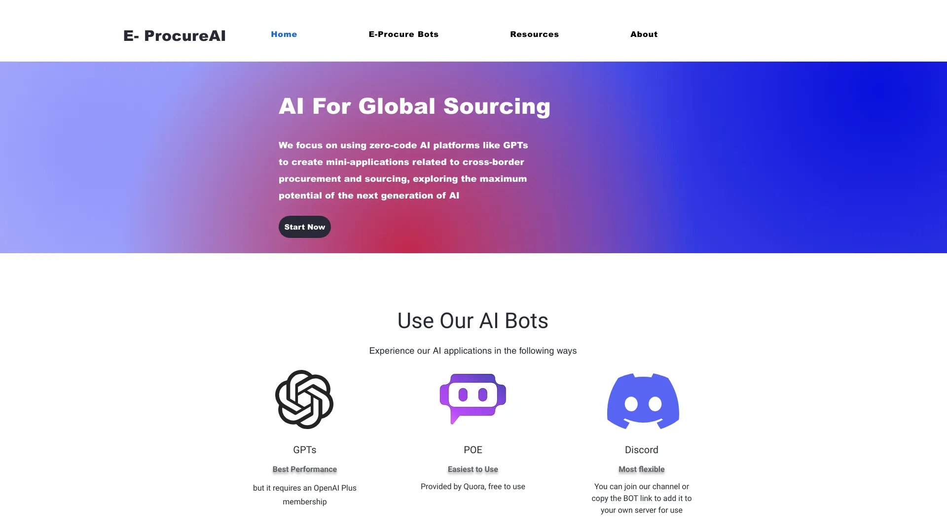 E-ProcureAI - AI Tool Ocean