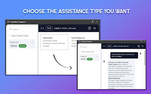 EasyNext Support - Chrome Extension - AI Tool Ocean
