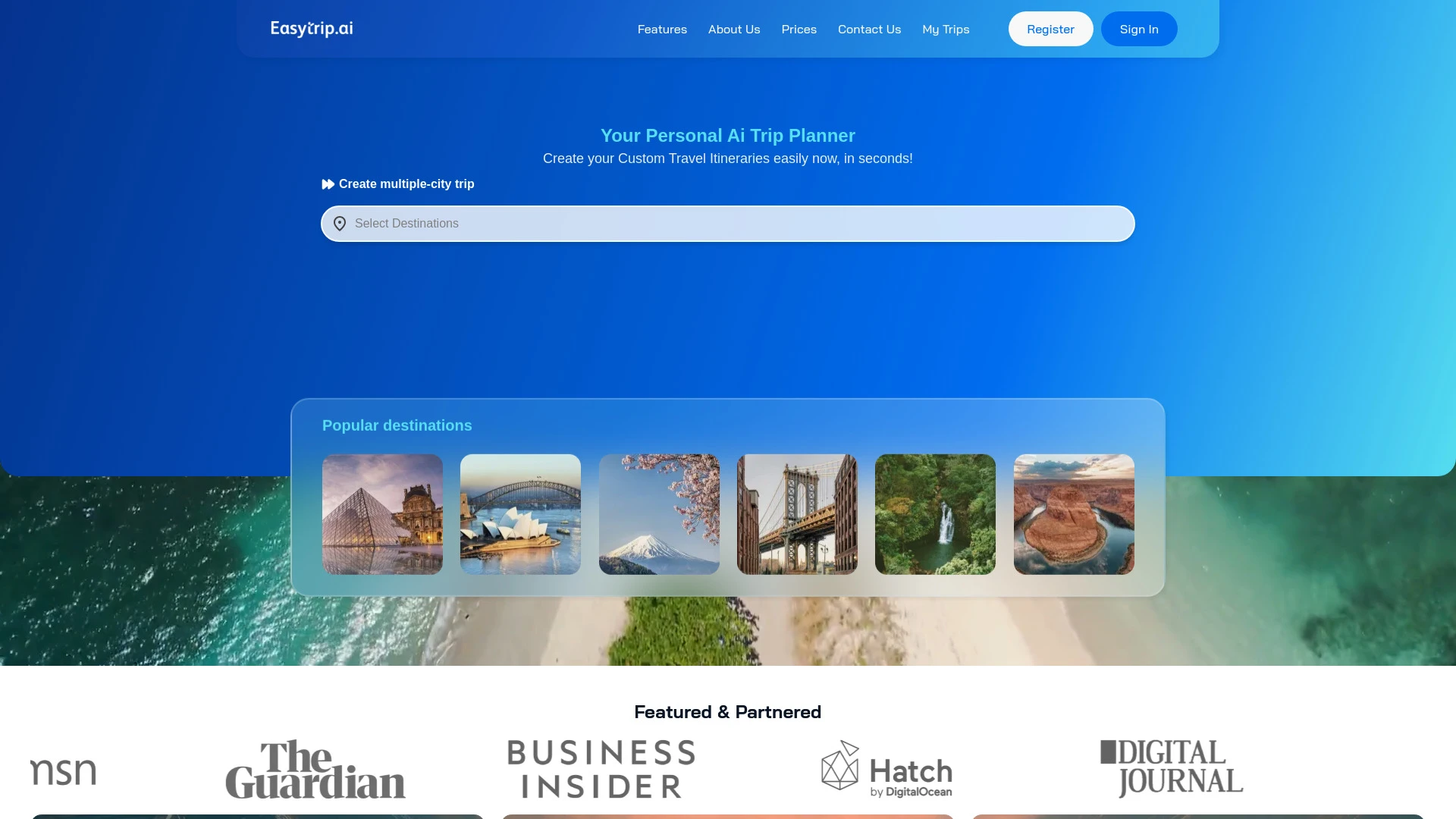 Easytrip.ai - AI Tool Ocean
