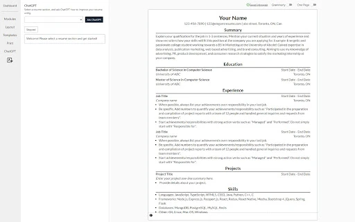 ElegantResume - Chrome Extension - AI Tool Ocean