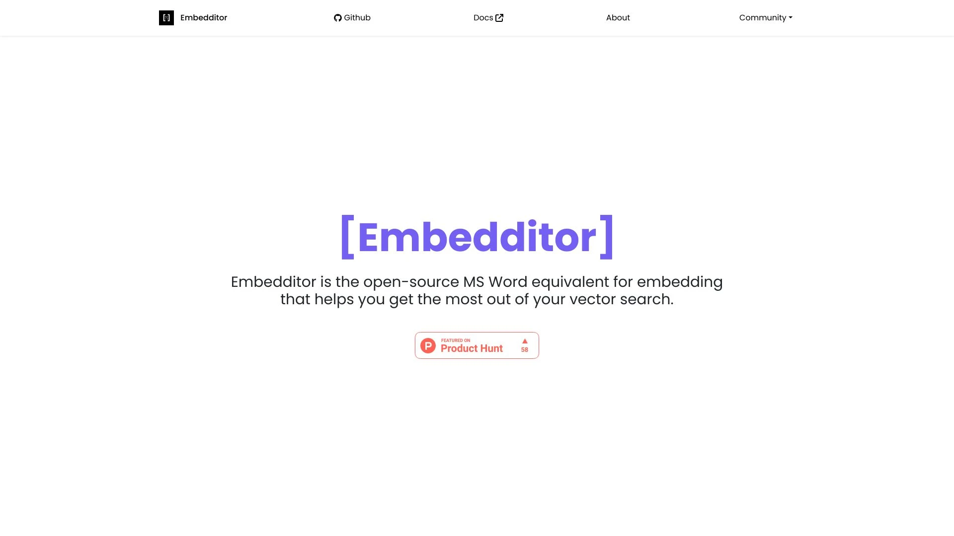 Embedditor - AI Tool Ocean