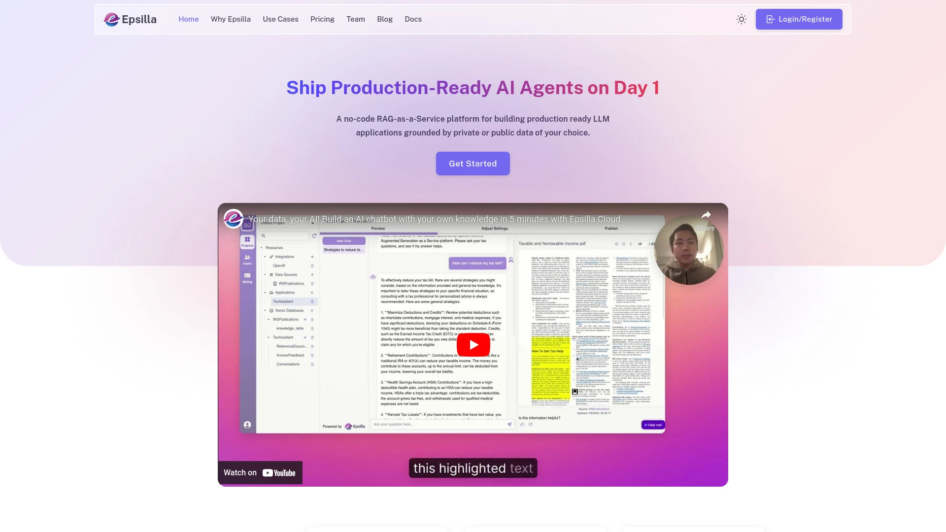 Epsilla - AI Tool Ocean