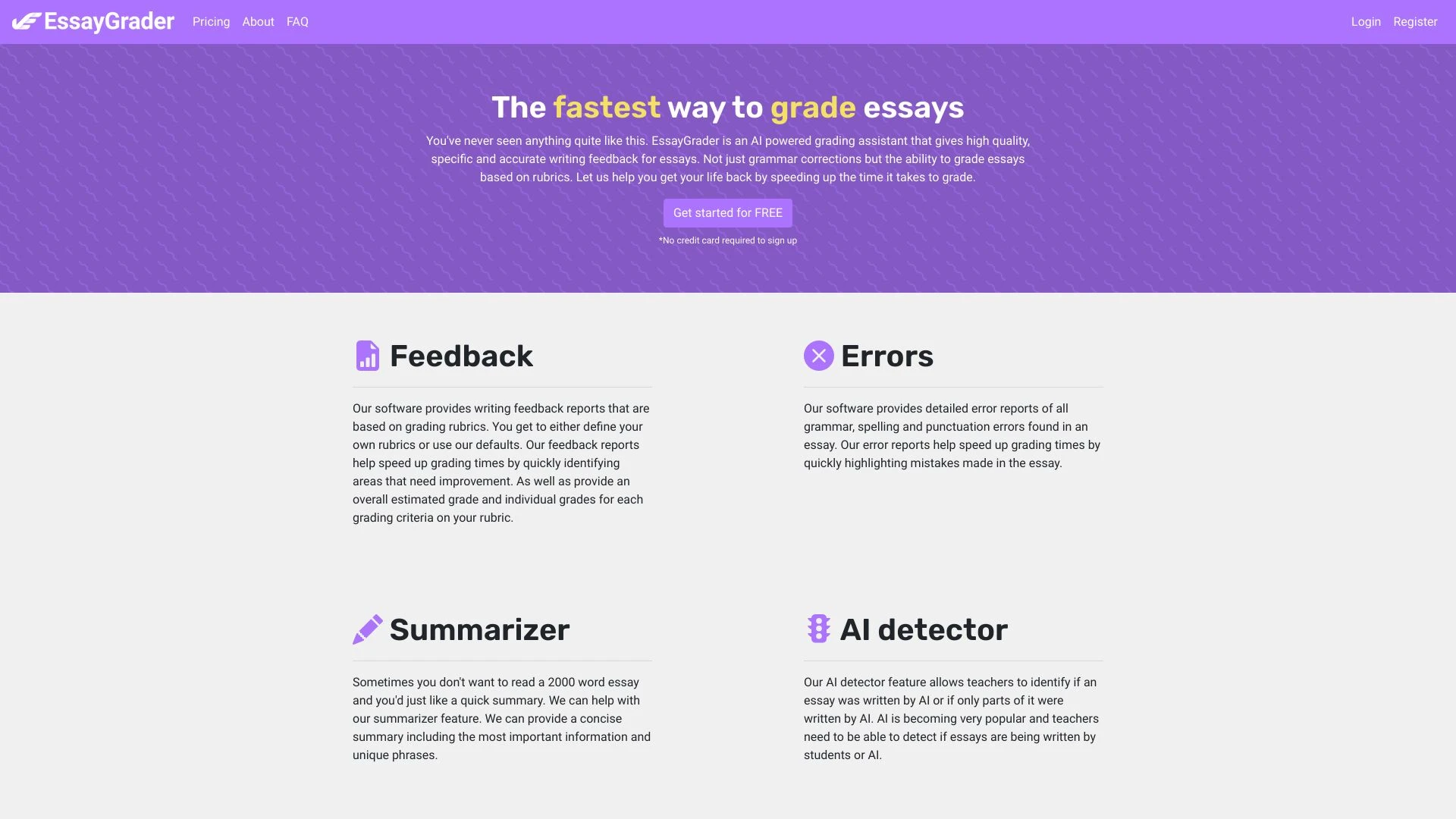 Essay Grader AI - AI Tool Ocean