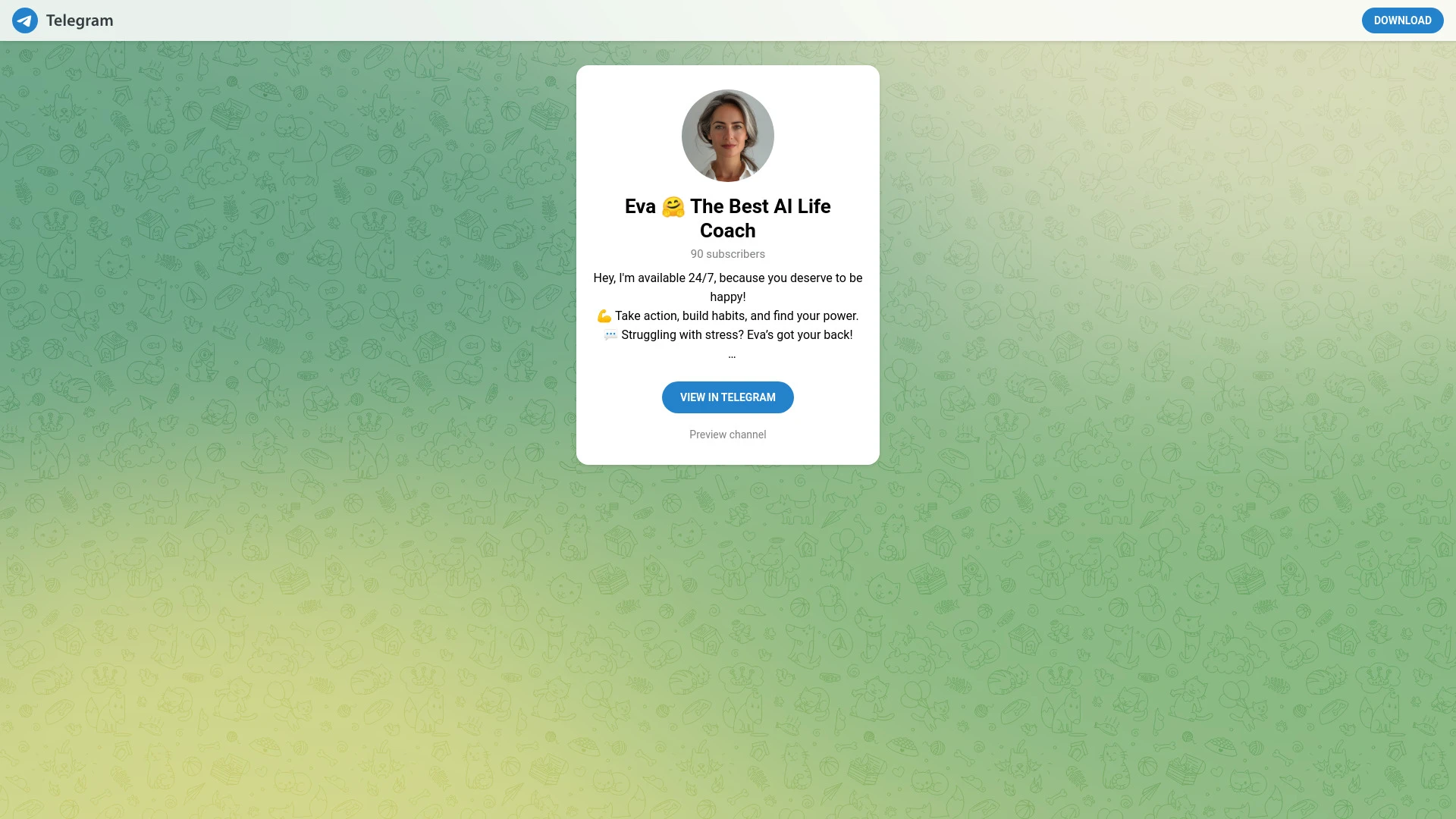 Eva The Best AI Life Coach - AI Tool Ocean