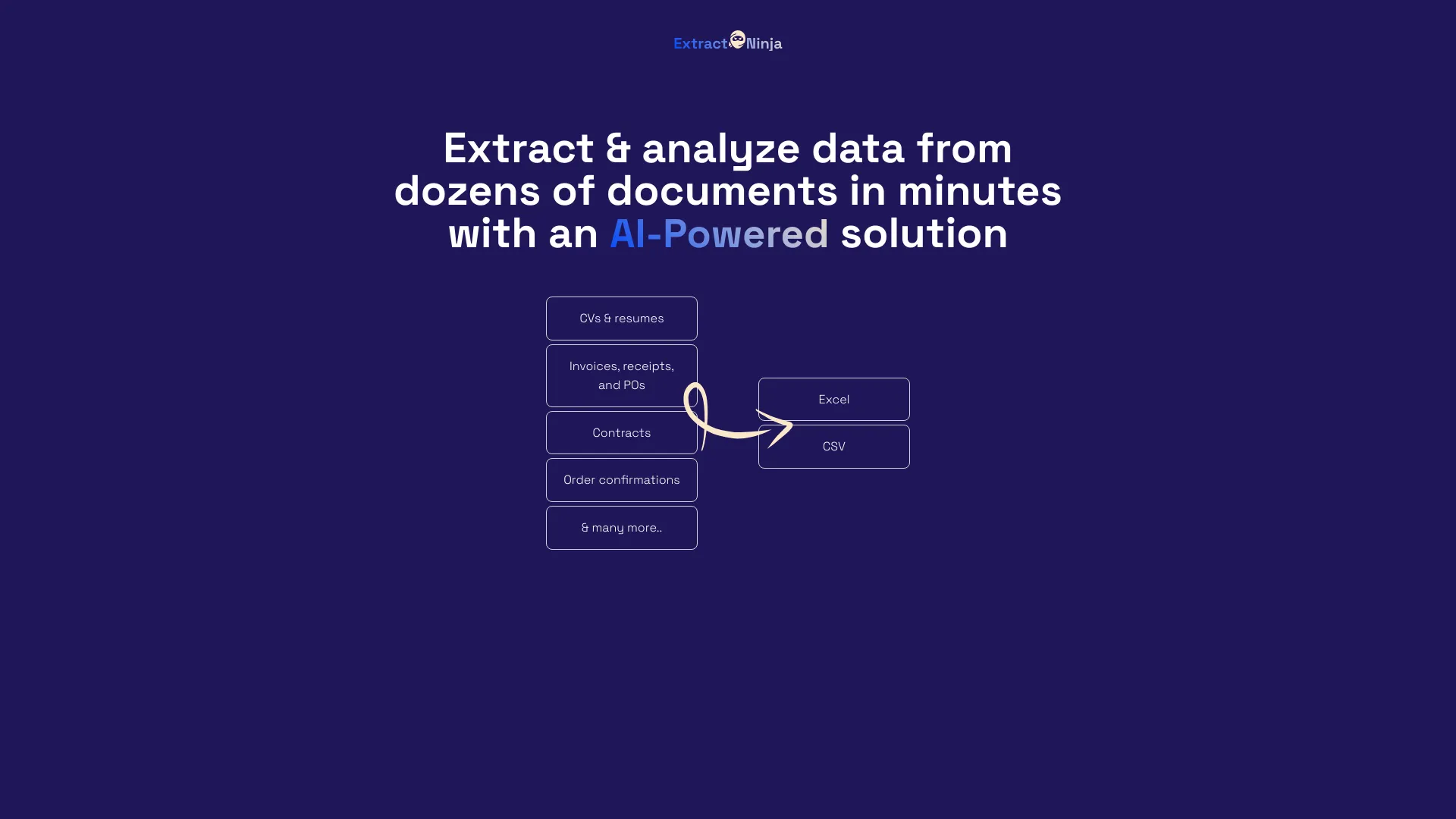 ExtractNinja - AI Tool Ocean
