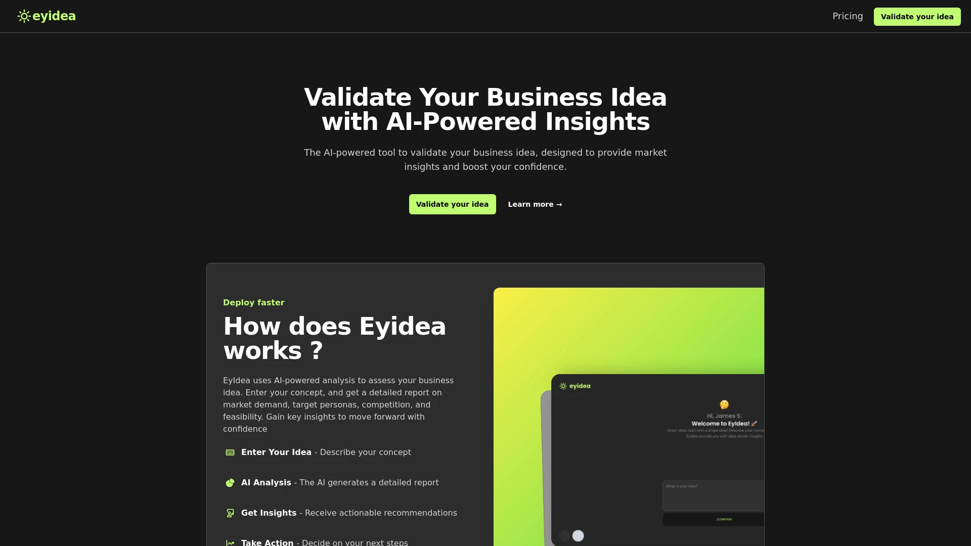 EyIdea - AI Tool Ocean