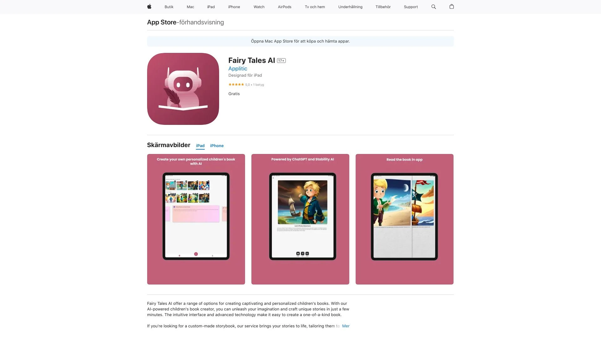 Fairy Tales AI - AI Tool Ocean