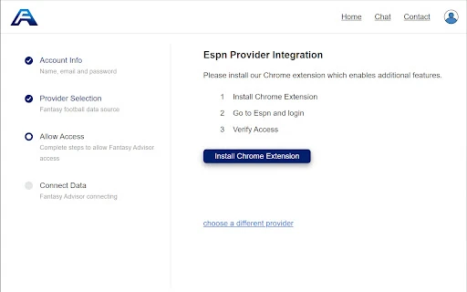 FantasyAdvisor League Synch - Chrome Extension - AI Tool Ocean
