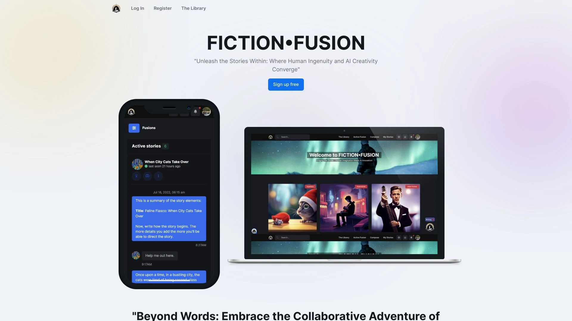 Fiction Fusion - AI Tool Ocean