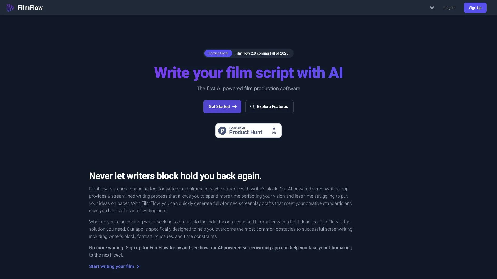 FilmFlow - AI Tool Ocean