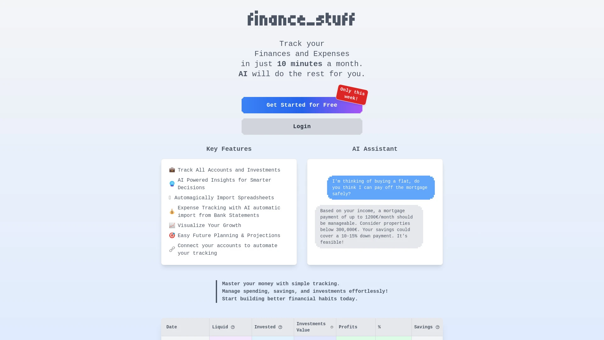 finance_stuff - AI Tool Ocean