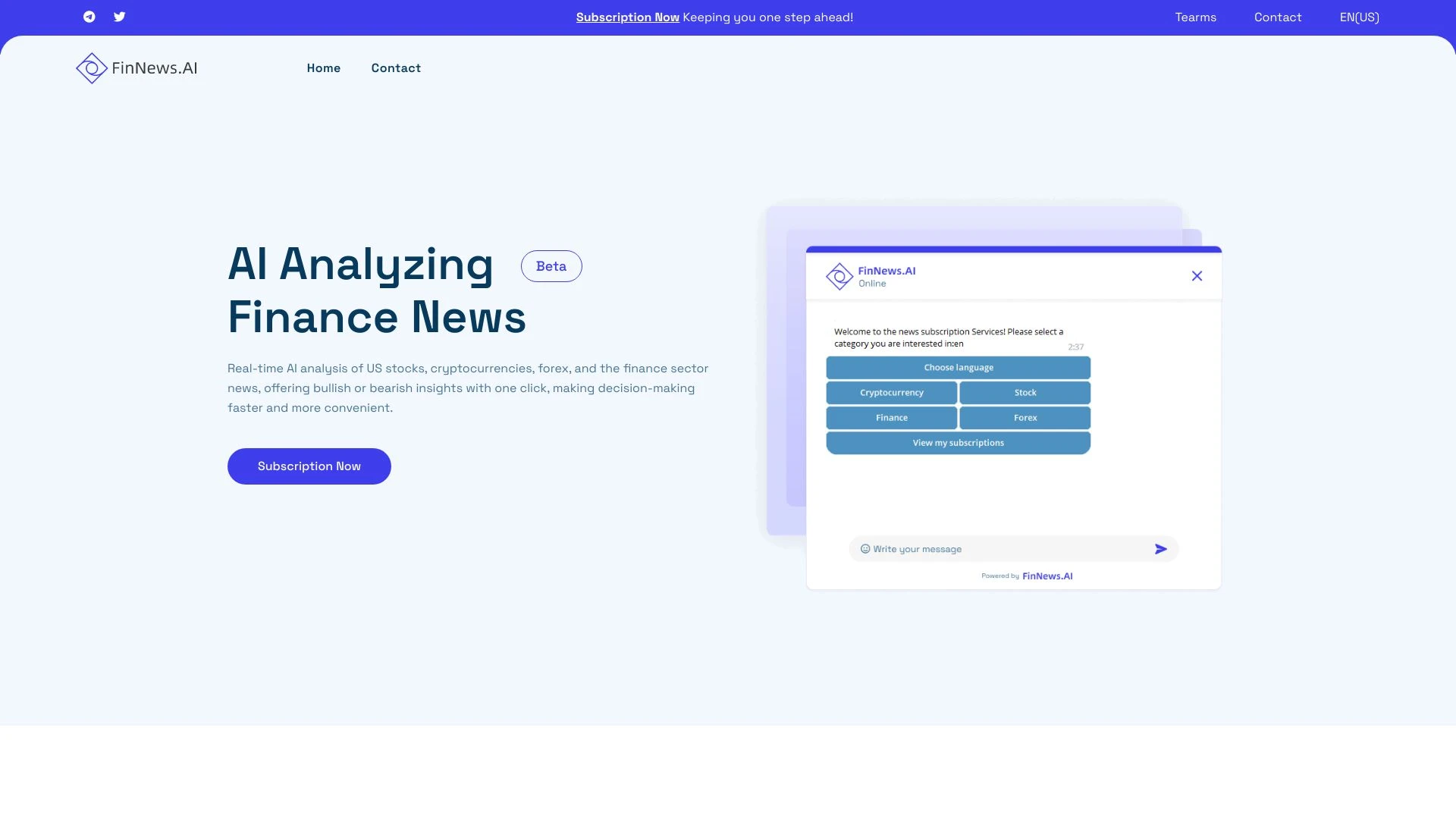 FinNews.AI - AI Tool Ocean