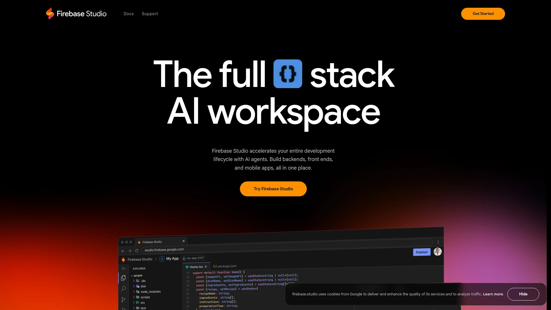 Firebase Studio - AI Tool Ocean