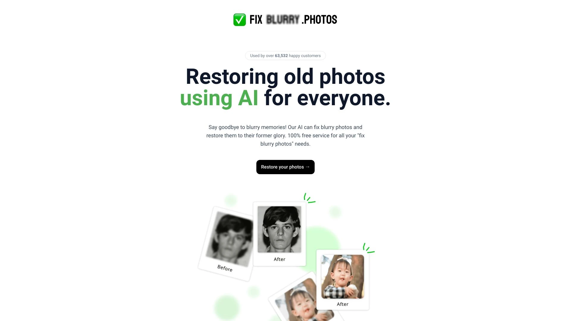 Fixblurry.photos - AI Tool Ocean