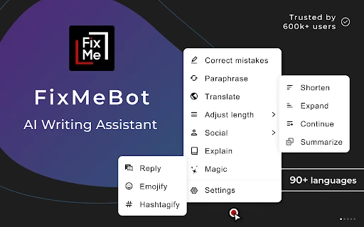FixMeBot - Chrome Extension - AI Tool Ocean