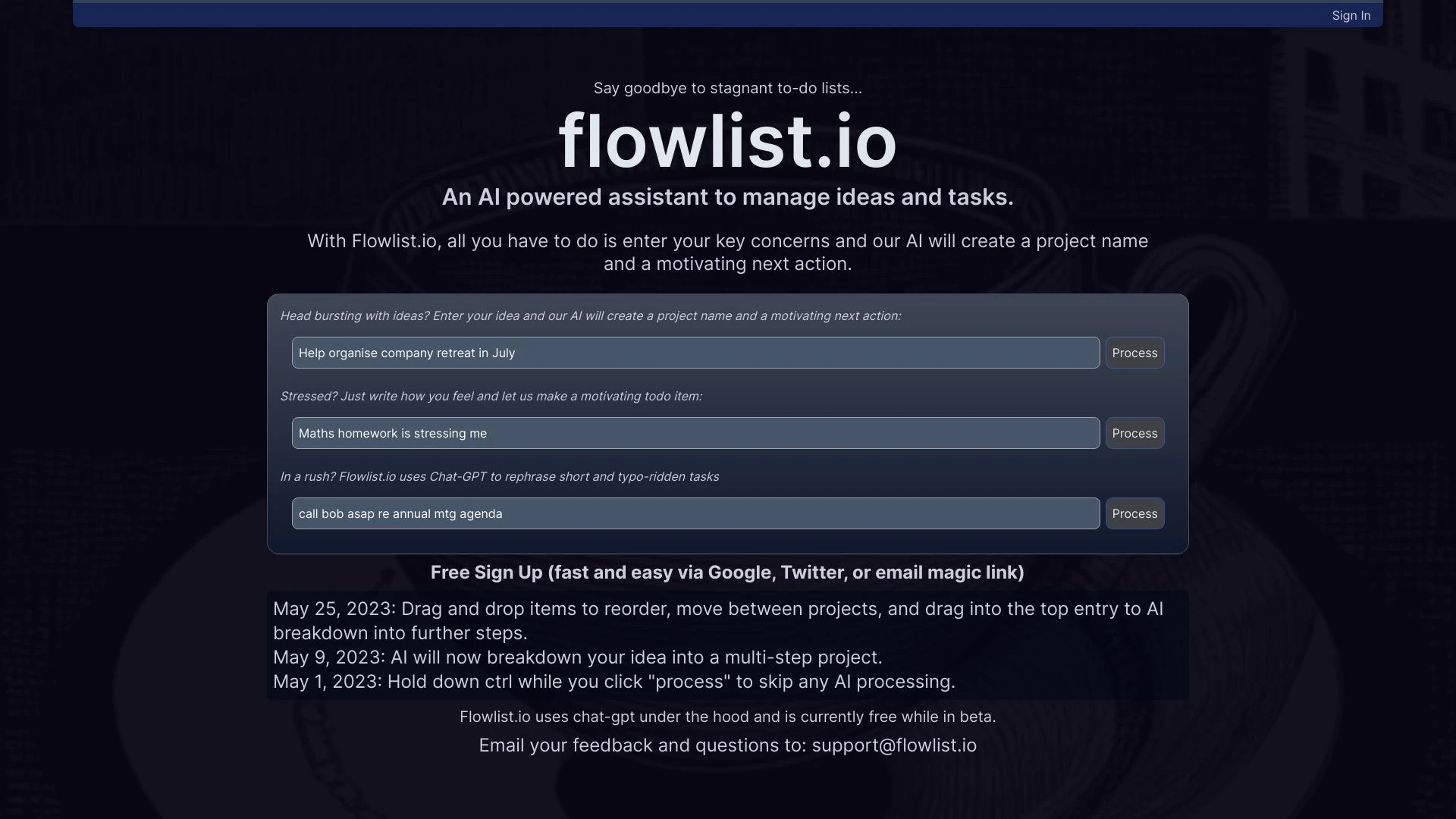 Flowlist - AI Tool Ocean