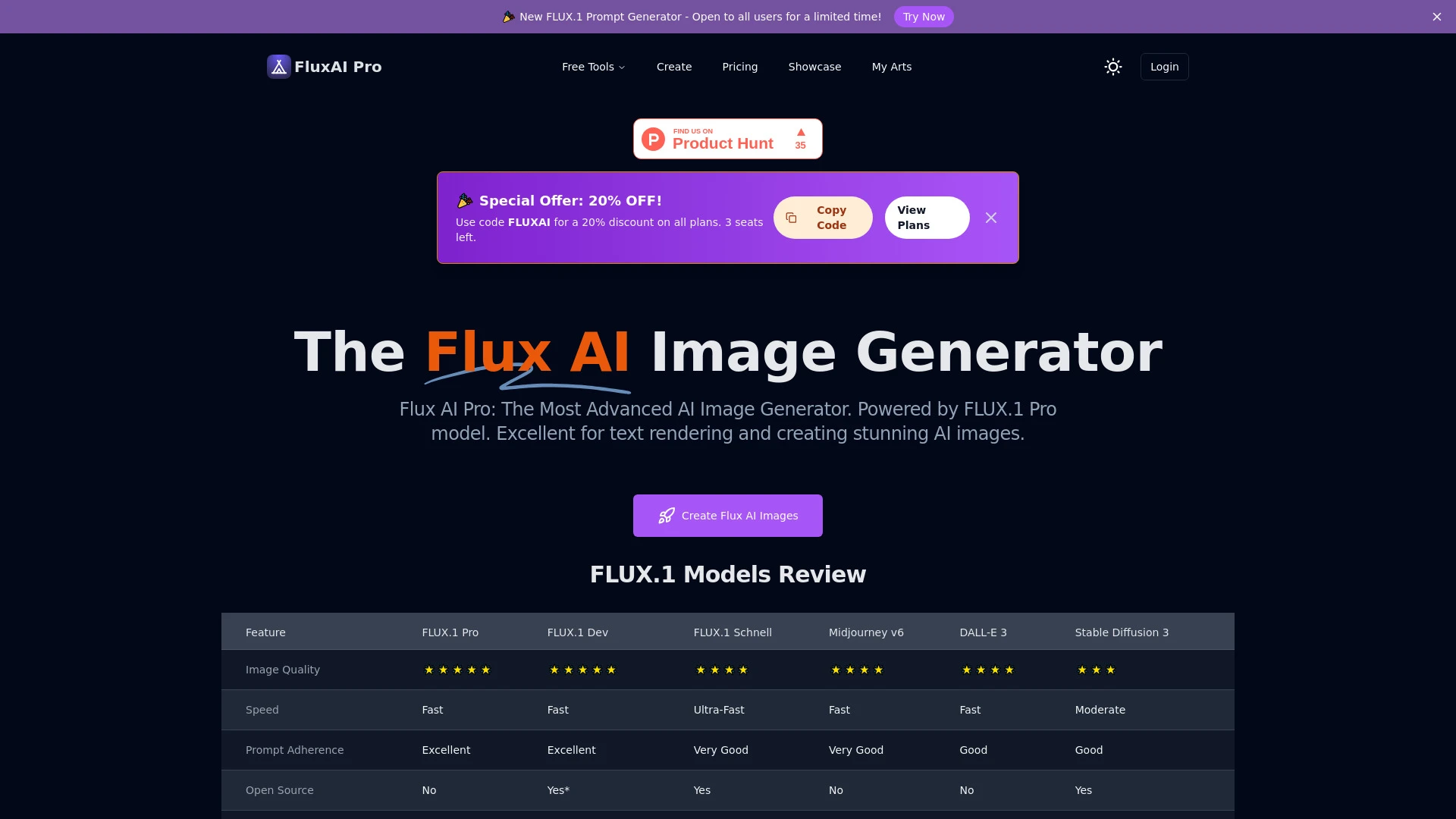 Flux AI Pro - AI Tool Ocean