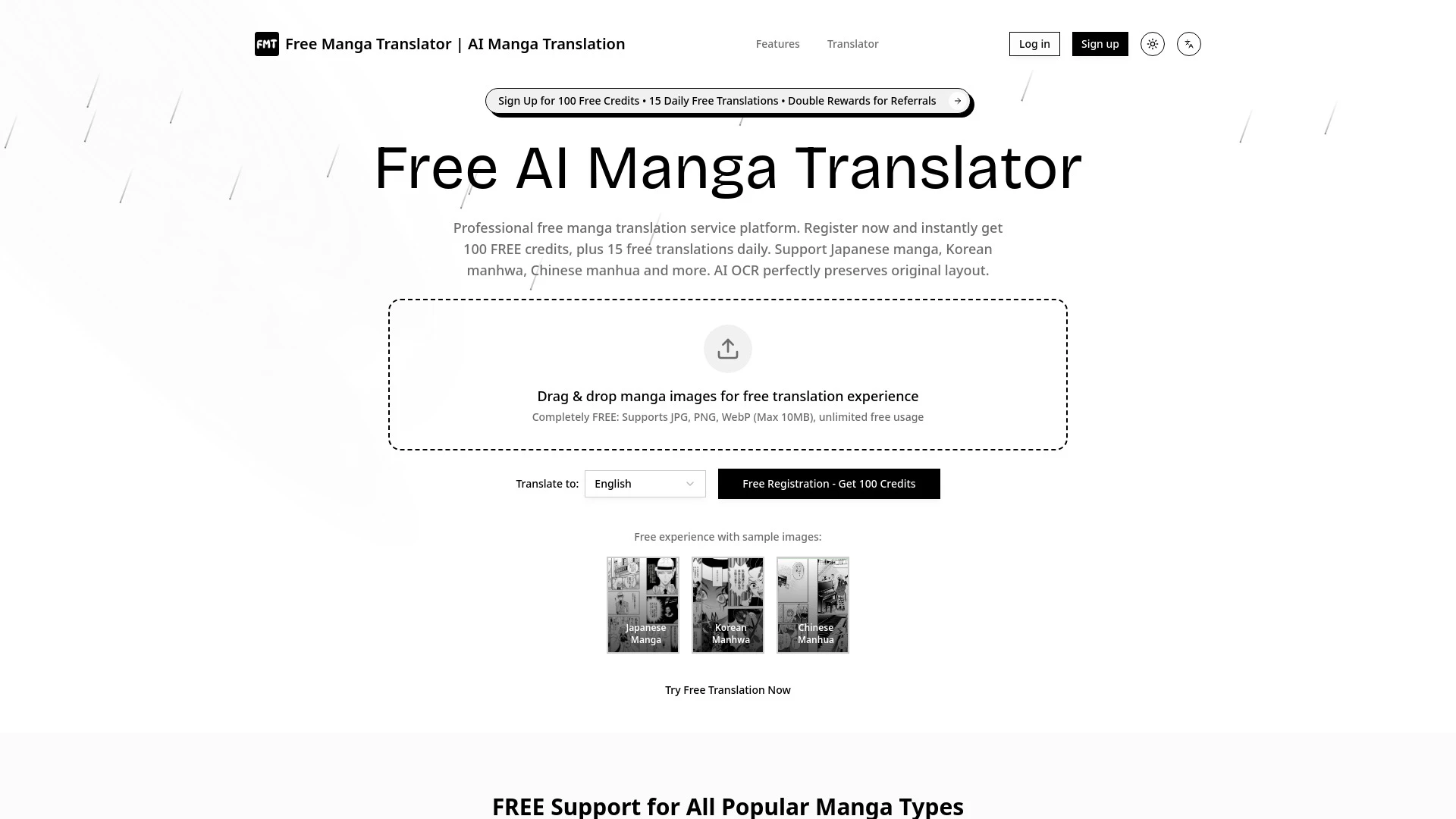Free AI Manga Translator - AI Tool Ocean