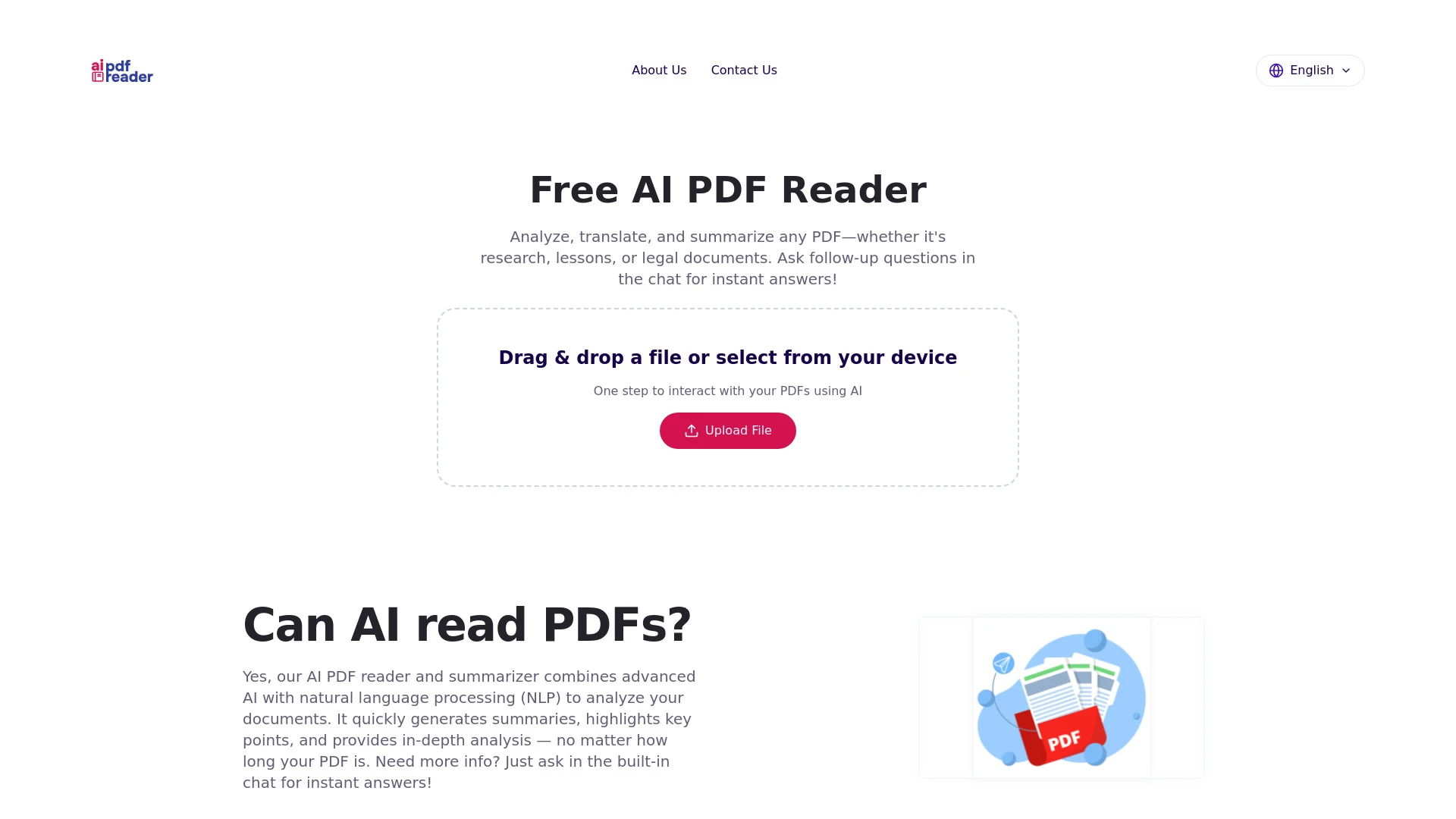 Free AI PDF Reader - AI Tool Ocean