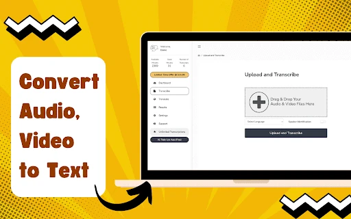 Free Unlimited Audio, Video to text Transcription - Chrome Extension - AI Tool Ocean
